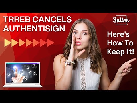Digital Signatures - How to Keep Authentisign On Your TRREB and Webforms Profile - 2023 Update