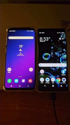 Old Samsung vs Sony Android 10 charging animation! #shorts