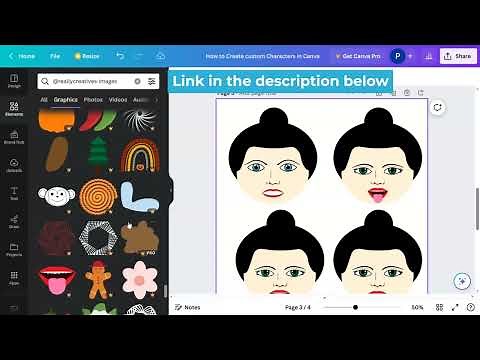 How to Create Custom Characters in Canva | Easy Canva Tutorial for Cute Characters