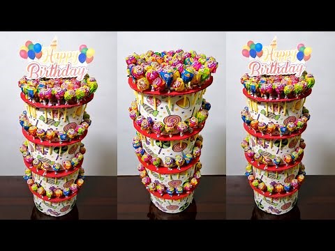 DIY 4 LAYER LOLLIPOP STAND