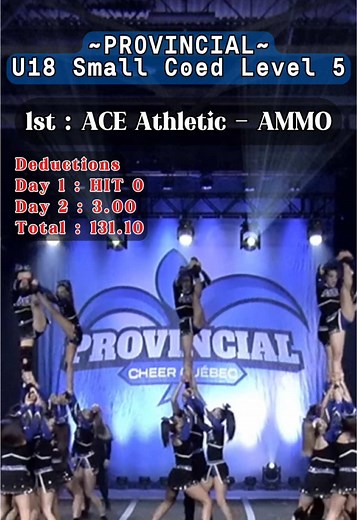 U18 Level 5 Coed Cheerleading Highlights from PCA