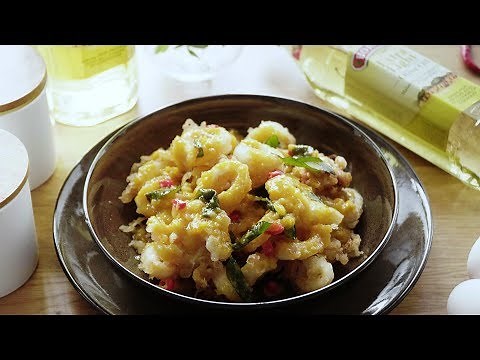 Salted Egg Yolk Sotong - 咸蛋黄苏东