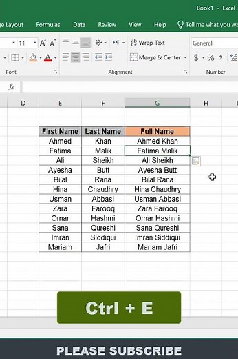 Flash Fill Trick in Excel | Excel for Beginners