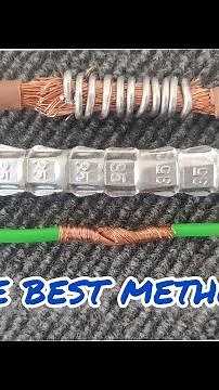The best way to joint aluminum and copper wires