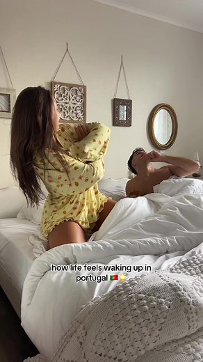 GOOD MORNING PORTUGALLLL LETS GOOOO #girls #travel #portugal #relationship