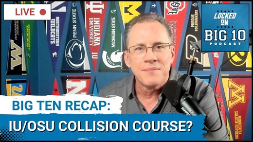 LIVE REACTION!  Ohio State and Indiana DOMINATE!  Headed to TITLE Game? Complete Big10 RECAP!