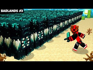 Defeating 1000 WARDEN ARMY In Minecraft - [BADLANDS #3]