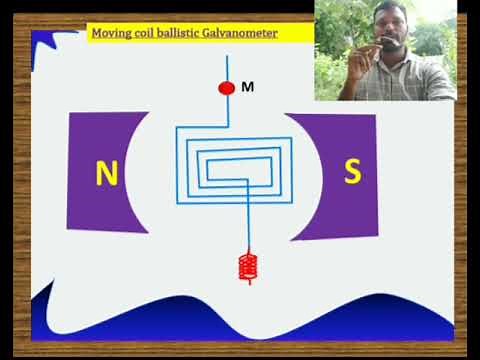 moving coil ballistic galvanometer