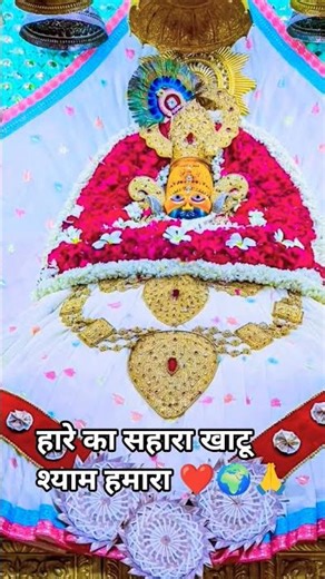 हारे का सहारा खाटू श्याम हमारा ❤️🌍🙏#khatushyamji #khatushyam #shorts