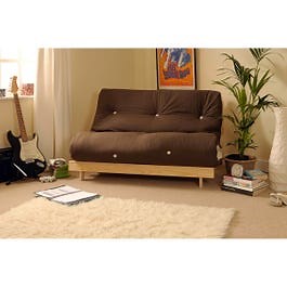 4ft Small Double Luxury Futon Set With Base and Mattress