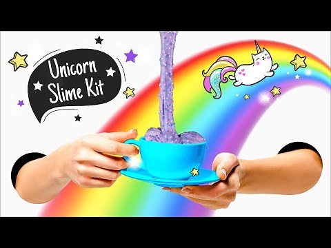 DIY UNICORN SLIME KIT || Hundred of Possible Slime Combinations