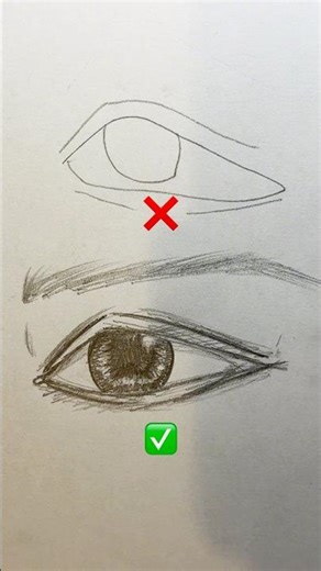 DRAWING EYES EASY ART TUTORIALS FOR BEGINNERS #drawing #art #drawingprocess #drawingtutorial #shorts