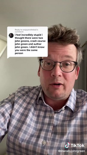 Reply to @enjoyerofmitski the crash course history guy is indeed also the fault in our stars guy.