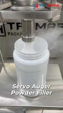 protein supplement Powder Filling Machine - servo with loadcell controls