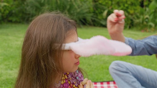 Family celebrating Easter day in a garden - Free Stock Video
