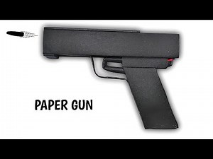 How to make Paper Pistol | How to make a Paper Gun | Paper pistol gun