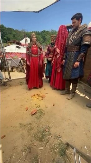 Aladdin wedding behind the scene 🤭💗 | kurluss Osman season 5 bloopers | #shortsfeed #trending #SH