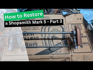 1961 Shopsmith Mark 5 500 Restoration: Painting the Tubes & Rebuilding Caster Assemblies!