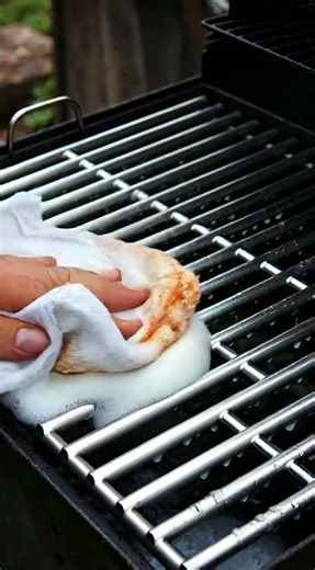 Satisfying Rust Removal on BBQ Grill 😍 | Deep Cleaning Transformation