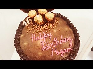 Chocolate Cake Decorating Tutorial