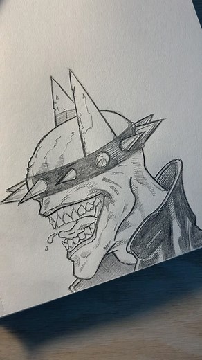 A K I on Instagram: "Relax (how to draw The Batman who laughs) #art #artidea #drawing #sketchbook #sketch #fyp #foryou #artistofinstagram #batmanwholaughs #batman"