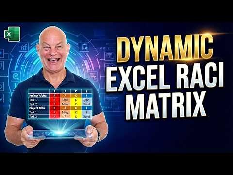 Organize Unlimited Projects: Excel RACI VBA Masterclass