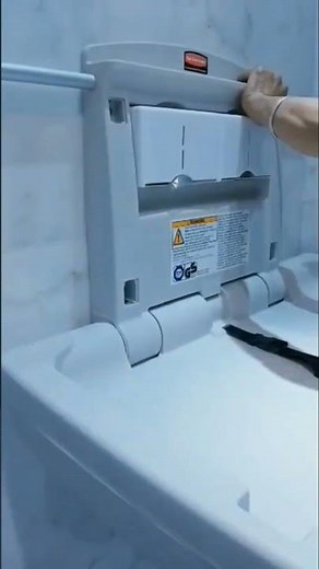 baby changing station wall installation