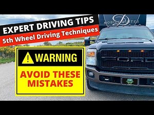 Driving with a 5th Wheel - Tips from a Professional ✅ #rvlife #rvliving #camping #glamping #travel