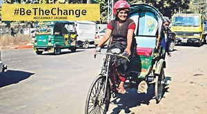 #BeTheChange: Meet Bangladesh's only female rickshaw puller