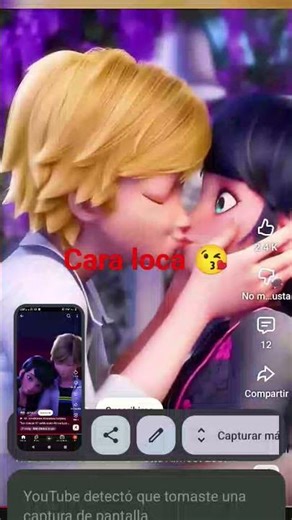 Adrián y marinette vs kagami y Félix