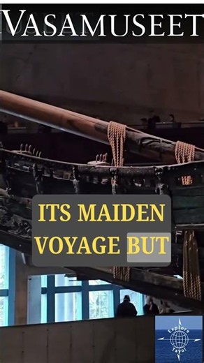 The Doomed Maiden Voyage of the Vasa Ship #history #travelvlog