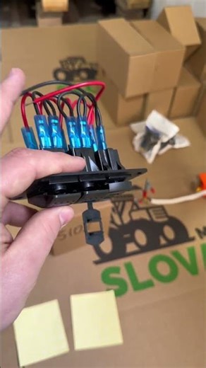 🔘⚡ Блок перемикачів 2 клавіші з підсвічуванням + 2 USB + вольтметр