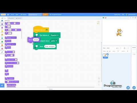 Text-to-Speech Extension in Scratch 3.0