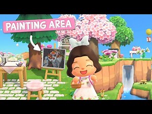 Decorating Transition Areas on my ACNH Fairycore Island! 🌸