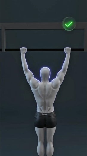 Perfect Pull-Up Form 💪 | Back & Biceps Builder