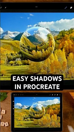 ❍ Easy Shadow in Procreate 🖌️ #SpringOnYoutube #ArtwithFlo