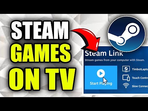 How to Play Steam Games on TV with Google TV / Android TV with Steam LINK (Best Method)
