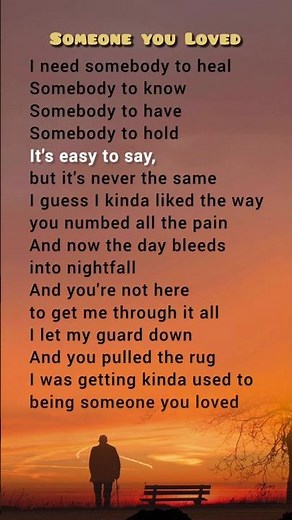 Lewis Capaldi - Someone You Loved (Lyrics) #songlyrics