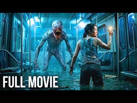 Train Crashes Into Predator Lake | Submerged | 2026 Survival Thriller Movie