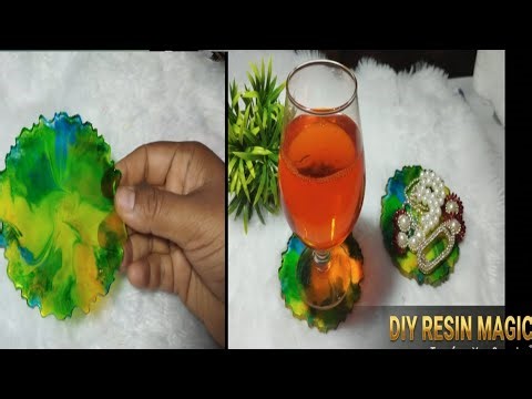 DIY COLOURFUL multipurpose 🏵️Resin platter making for beginners‼️so simple easy tiutorial#@kkworld84