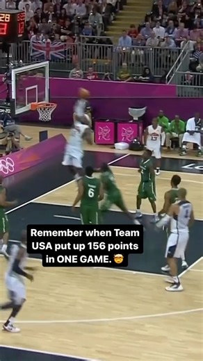Never forget when Team USA put up the GREATEST scoring performance in men’s Olympic basketball history with 156 POINTS. 🤯 | NBC Sports