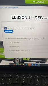 Under what conditions are overtaking and passing to the right n... | Filo