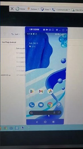 rom Evolution X Android 12 LG G8 ThinQ