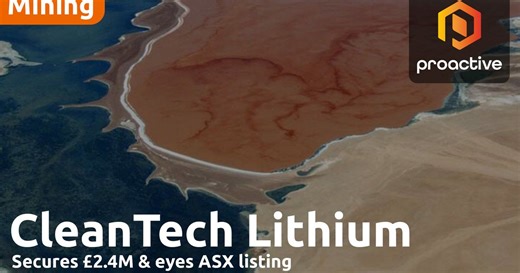 CleanTech Lithium notes strong shareholder support as it secures £2.4M