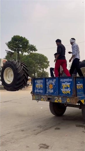 Monster Tire — unloading moment ❤️🙏 #MonsterTire #BouncingBall #KidsFun #OddlySatisfying #Bounce
