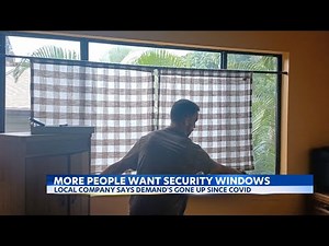 Oahu window company says demand for security windows and security screens up