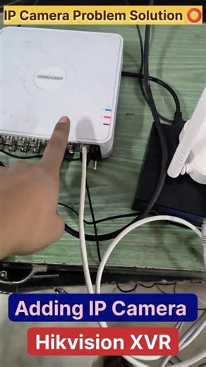 Aman Gupta on Instagram: "Learn how to add an IP Camera to Hikvision XVR/DVR easily step by step! In this video, we show you how to connect an online IP camera with Hikvision XVR, configure network settings, and view your camera live without any issue. This tutorial is perfect for CCTV technicians, security installers, and beginners who want to add IP cameras to DVR/XVR systems professionally. ✅ Hikvision XVR IP Camera Setup ✅ Online DVR Add IP Camera ✅ CCTV Camera Installation Guide ✅ Easy & Fa