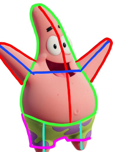 how to draw patrick star step by step