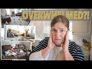 Overwhelmed with a MESSY HOUSE?! (Here's what I do) // CLEAN WITH ME Vlog