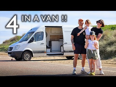 Family of 4 Embrace Minimalistic VAN LIFE | FULL TIME VANLIFE | VAN TOUR